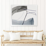 Shop Wrapped I Art Print-Abstract, Black, Blue, Horizontal, Neutrals, PC, Rectangle, View All-framed painted poster wall decor artwork