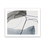 Shop Wrapped I Art Print-Abstract, Black, Blue, Horizontal, Neutrals, PC, Rectangle, View All-framed painted poster wall decor artwork