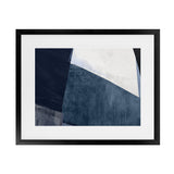 Shop Blue Merge Art Print-Abstract, Blue, Horizontal, PC, Rectangle, View All-framed painted poster wall decor artwork