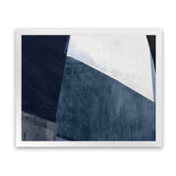Shop Blue Merge Art Print-Abstract, Blue, Horizontal, PC, Rectangle, View All-framed painted poster wall decor artwork