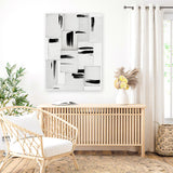 Shop Splattering II Canvas Art Print-Abstract, Neutrals, PC, Portrait, Rectangle, View All-framed wall decor artwork