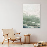 Shop Emerald Daze I Canvas Art Print-Abstract, Green, PC, Portrait, Rectangle, View All-framed wall decor artwork