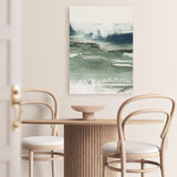 Shop Emerald Daze II Canvas Art Print-Abstract, Green, PC, Portrait, Rectangle, View All-framed wall decor artwork