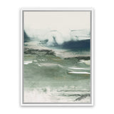 Shop Emerald Daze II Canvas Art Print-Abstract, Green, PC, Portrait, Rectangle, View All-framed wall decor artwork