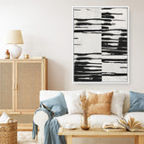 Shop Wonderful Life I Canvas Art Print-Abstract, Black, PC, Portrait, Rectangle, View All-framed wall decor artwork