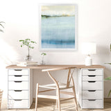 Shop August Rush I Art Print-Abstract, Blue, PC, Portrait, Rectangle, View All-framed painted poster wall decor artwork