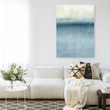 Shop August Rush II Canvas Art Print-Abstract, Blue, PC, Portrait, Rectangle, View All-framed wall decor artwork