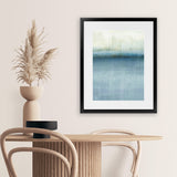 Shop August Rush II Art Print-Abstract, Blue, PC, Portrait, Rectangle, View All-framed painted poster wall decor artwork