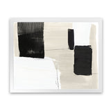 Shop Checkmate Art Print-Abstract, Black, Horizontal, Neutrals, PC, Rectangle, View All-framed painted poster wall decor artwork