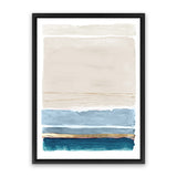 Shop White Sands Canvas Art Print-Abstract, Blue, Neutrals, PC, Portrait, Rectangle, View All-framed wall decor artwork