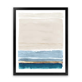 Shop White Sands Art Print-Abstract, Blue, Neutrals, PC, Portrait, Rectangle, View All-framed painted poster wall decor artwork