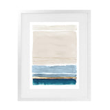 Shop White Sands Art Print-Abstract, Blue, Neutrals, PC, Portrait, Rectangle, View All-framed painted poster wall decor artwork