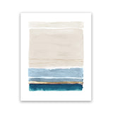 Shop White Sands Art Print-Abstract, Blue, Neutrals, PC, Portrait, Rectangle, View All-framed painted poster wall decor artwork