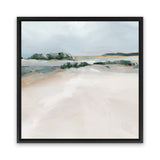 Shop Shimmering Path (Square) Canvas Art Print-Abstract, Blue, Landscape, Neutrals, PC, Square, View All-framed wall decor artwork