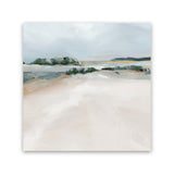 Shop Shimmering Path (Square) Canvas Art Print-Abstract, Blue, Landscape, Neutrals, PC, Square, View All-framed wall decor artwork