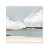 Shop Quiet Sunday (Square) Canvas Art Print-Abstract, Grey, PC, Square, View All-framed wall decor artwork