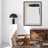 Shop Two Mirrors Canvas Art Print-Abstract, Neutrals, PC, Portrait, Rectangle, View All-framed wall decor artwork