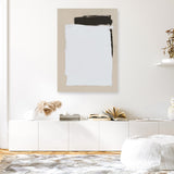 Shop Two Mirrors Canvas Art Print-Abstract, Neutrals, PC, Portrait, Rectangle, View All-framed wall decor artwork