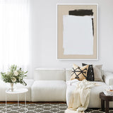 Shop Two Mirrors Canvas Art Print-Abstract, Neutrals, PC, Portrait, Rectangle, View All-framed wall decor artwork