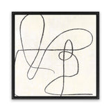 Shop Juxtaposing (Square) Canvas Art Print-Abstract, PC, Square, View All, Yellow-framed wall decor artwork