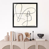 Shop Juxtaposing (Square) Art Print-Abstract, PC, Square, View All, Yellow-framed painted poster wall decor artwork