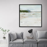Shop Salt Air (Square) Canvas Art Print-Abstract, Green, Neutrals, PC, Square, View All-framed wall decor artwork