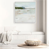 Shop Salt Air (Square) Canvas Art Print-Abstract, Green, Neutrals, PC, Square, View All-framed wall decor artwork