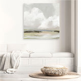 Shop Soft Clouds (Square) Canvas Art Print-Abstract, Neutrals, PC, Square, View All-framed wall decor artwork
