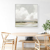 Shop Soft Clouds (Square) Canvas Art Print-Abstract, Neutrals, PC, Square, View All-framed wall decor artwork