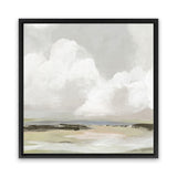 Shop Soft Clouds (Square) Canvas Art Print-Abstract, Neutrals, PC, Square, View All-framed wall decor artwork
