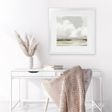 Shop Soft Clouds (Square) Art Print-Abstract, Neutrals, PC, Square, View All-framed painted poster wall decor artwork