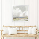 Shop Soft Clouds (Square) Art Print-Abstract, Neutrals, PC, Square, View All-framed painted poster wall decor artwork