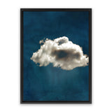 Shop Cloudy Chance II Canvas Art Print-Abstract, Blue, PC, Portrait, Rectangle, View All-framed wall decor artwork
