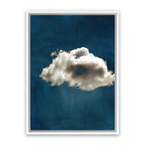 Shop Cloudy Chance II Canvas Art Print-Abstract, Blue, PC, Portrait, Rectangle, View All-framed wall decor artwork