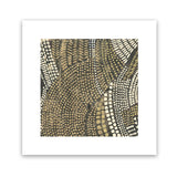 Shop Bleaching Gold I (Square) Art Print-Abstract, Brown, PC, Square, View All-framed painted poster wall decor artwork