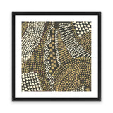 Shop Bleaching Gold II (Square) Canvas Art Print-Abstract, Brown, PC, Square, View All-framed wall decor artwork