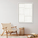 Shop Free Rhythm Canvas Art Print-Abstract, Neutrals, PC, Portrait, Rectangle, View All-framed wall decor artwork