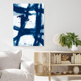 Shop Magnets Canvas Art Print-Abstract, Blue, PC, Portrait, Rectangle, View All-framed wall decor artwork