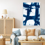 Shop Magnets Canvas Art Print-Abstract, Blue, PC, Portrait, Rectangle, View All-framed wall decor artwork