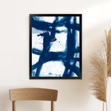 Shop Magnets Art Print-Abstract, Blue, PC, Portrait, Rectangle, View All-framed painted poster wall decor artwork