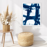 Shop Magnets Art Print-Abstract, Blue, PC, Portrait, Rectangle, View All-framed painted poster wall decor artwork