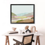 Shop Hills of Light I Art Print-Abstract, Brown, Green, Horizontal, PC, Rectangle, View All-framed painted poster wall decor artwork