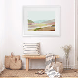 Shop Hills of Light I Art Print-Abstract, Brown, Green, Horizontal, PC, Rectangle, View All-framed painted poster wall decor artwork