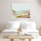 Shop Hills of Light I Art Print-Abstract, Brown, Green, Horizontal, PC, Rectangle, View All-framed painted poster wall decor artwork