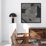 Shop Pearl Dots I (Square) Canvas Art Print-Abstract, Black, PC, Square, View All-framed wall decor artwork