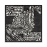 Shop Pearl Dots I (Square) Canvas Art Print-Abstract, Black, PC, Square, View All-framed wall decor artwork