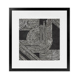 Shop Pearl Dots I (Square) Art Print-Abstract, Black, PC, Square, View All-framed painted poster wall decor artwork