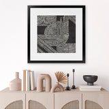 Shop Pearl Dots I (Square) Art Print-Abstract, Black, PC, Square, View All-framed painted poster wall decor artwork