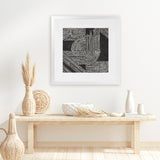 Shop Pearl Dots I (Square) Art Print-Abstract, Black, PC, Square, View All-framed painted poster wall decor artwork