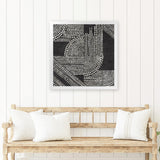 Shop Pearl Dots I (Square) Art Print-Abstract, Black, PC, Square, View All-framed painted poster wall decor artwork